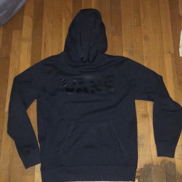 dark grey vans hoodie